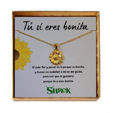 Collar Girasol Shrek * Regalo Pareja * Regalo Aniversario