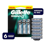 Repuestos Para Afeitar Gillette Mach3 6 Und