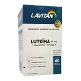 Lavitan Mais Visão 60 Capsulas Com Luteína E Rico Em Omega 3