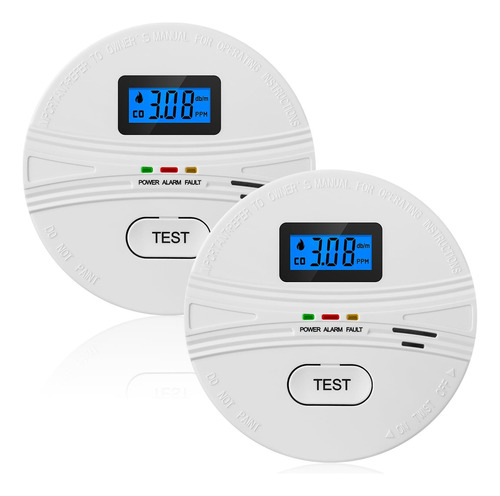 Detector De Humo Y Detector De Monóxido De Carbono 2 En 1