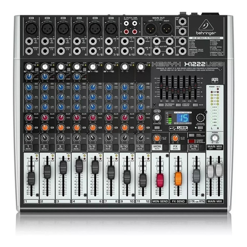 Consola Mezcladora Behringer Xenyx X1222 Usb 12 Canales