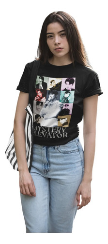 Playera Wear Print Cha Eun Woo Mystery Elevator  | Meses sin interés