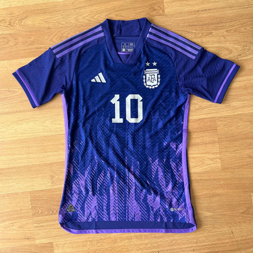 Camiseta Seleccion Argentina 2022. Tela De Juego. 10 Messi