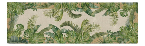 Caminho De Mesa Tropical C Hidrorrepelência Mesa Posta 43x14