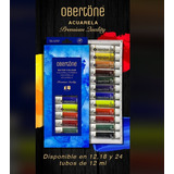 Set Acuarela Obertöne Premium Quality (12 Tubos De 12ml) 