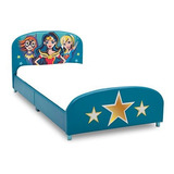 Cama Infantil Tapizada Delta Para Niños, Dc Super Hero Girls