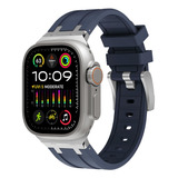 Malla Silicona Para Apple Watch Ultra2 9 8 7 49/45/44 Azul1