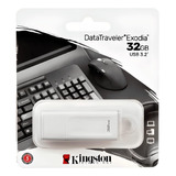 Pendrive Datatraveler Kingston 32gb Blanco