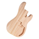 Corpo De Guitarra Elétrica Inacabado Pb-t02 Sycamore Wood Bl