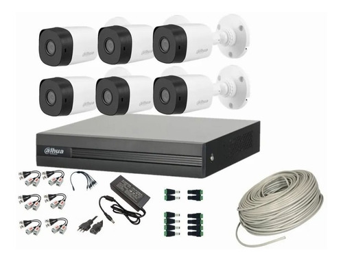 Cctv Kit Pro Dahua Dvr 8ch + 6 Cam 1080 Lite Magnotecspa