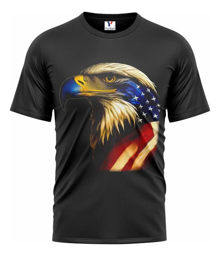 Playera Aguila Usa, 100% Algodón