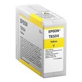 Cartucho Epson T85 Amarillo Sc-p800 80ml T850400 /v /vc