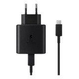 Cargador Samsung Negro 45w Original Con Cable 