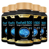 5x Omega 3 + Fosfatidilserina Tratamento 30 Dias 30caps 