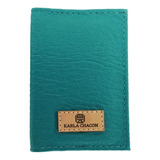 Tarjetero Mini Billetera Delgada Pequeña Unisex Karla Chacon Color Menta