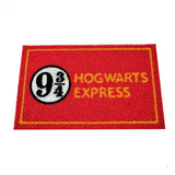 Tapete Capacho 60x40 Divertido Harry Potter Hogwarts Express