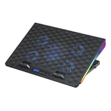 Base Notebook Gamer C3tech Nbc-510bk 17,3  Rgb Usb 2.0 Fan