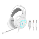 Nuevo Auricular Con Cable G58 De 3,5mm Para Gaming Blanco