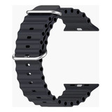 Pulseira Silicone Oceano Para Apple Watch Ultra 42/44/45mm