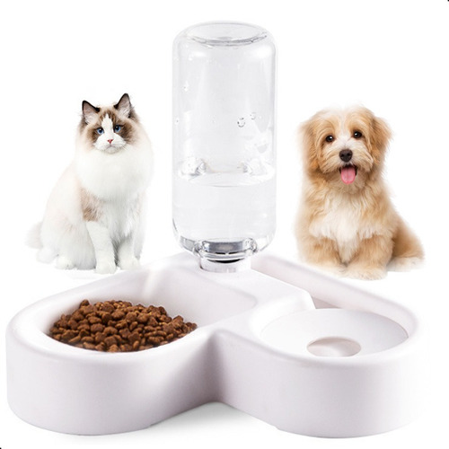 Bebedero Dispensador Automático Alimento Para Mascotas Perro