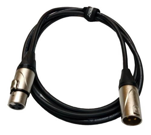 Cable De Microfono De 2 Metros Xlr Energy Audio Pro Series 