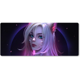 Mousepad Xxl 80x30cm Cod.689 Anime Ahri Kda