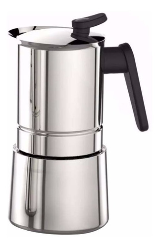 Cafetera Express Pedrini Acero Inox 6 Tazas Inducción