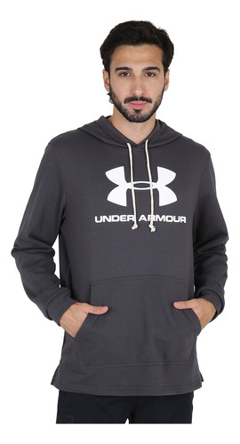 Buzo Underarmour Sportstyle Terry LG Hd Gris Hombre