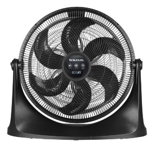 Ventilador Taurus 3 Velocidades Ajustable Rush Negro