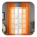 Cortina Voile Riel Americano 2 Paños 150x205