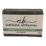 Sabonete De Argila Verde 110g Esfoliante Vegano Artesanal