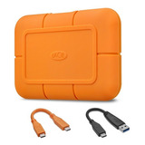 Disco Externo Solido 2tb Lacie Rugged Nvme Usb-c 3.1 Gen2 