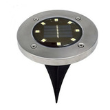 Estaca Lampara Solar Led Jardin Farol Recargable  Exterior 