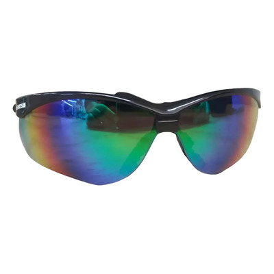 Lentes De Sol Nemesis Protección Deportivo Negro Mica Negra Lente Verde Tornasol | MercadoLibre