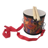 Tambor Tom De Suelo Con Correa Ajustable, Instrumento De