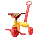 Tchuco Triciclo Infantil Para Passeio Com Haste Removivel