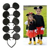 5 Orejas Fiesta Mickey Mouse Infantil Disfraz Evento Cumple