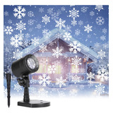 Proyector Navidad Led Exterior - Efecto Nieve - Impermeable