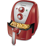 Air Fry Mondial Family Inox Red 4l 127v Cor Vermelho