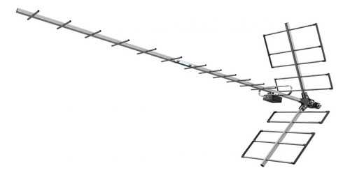 Antena Digital Terrestre Uhf Yagi Proeletronic Hdtv + Mastro