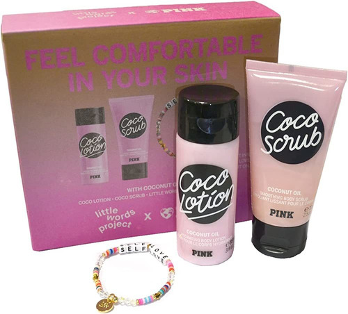 Cuidado Del Cuerpo Pink Set 3 Piezas Victorias Secret 