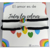 Dúo Pulseras Lgbt Gay Amor Pareja Novios Amigos ,hilo.