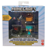 Minecraft Mob Head Minis Araña Y Steve Figuras Y Accesorios 