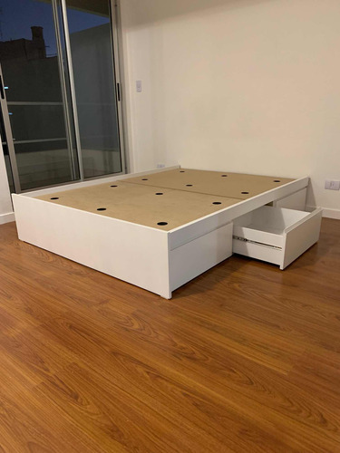 Cama Box 6 Cajones Laqueada 140x190