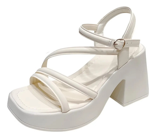 Sandalias De Tacón Alto Para Mujer Sandalia Dama Plataforma
