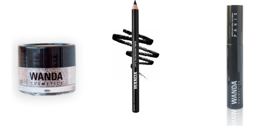 Wanda Cosmetics Kit: Perlas Montreal + Delineador + Máscara