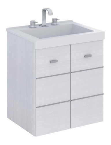 Vanitory Schneider Terra Matrix Blanco 50cm Vc50tm-txb