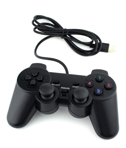 Control Joystick Diseño Playstation 2 Ps2 Para Pc Vbracion