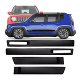 Conjunto Jogo Friso Lateral Porta Jeep Renegade Mopar Todas