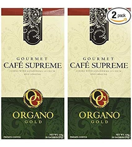 2 Cuadro De Organo Gold Cafe Supremo 100% Orgánico Certifica